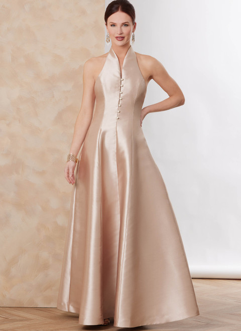 Vogue Patterns V2175 | Vogue Patterns Misses' And Vogue Patterns Miss Petite Halter Maxi Dress