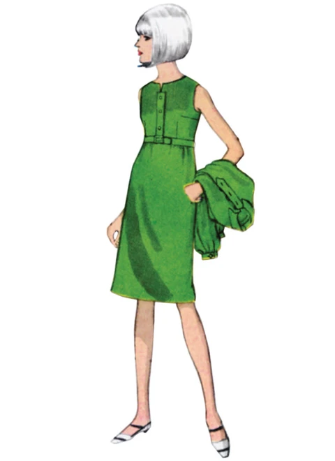 Vogue Patterns V2192 | Vogue Patterns 1960s Misses' Vintage Dress And Jacket