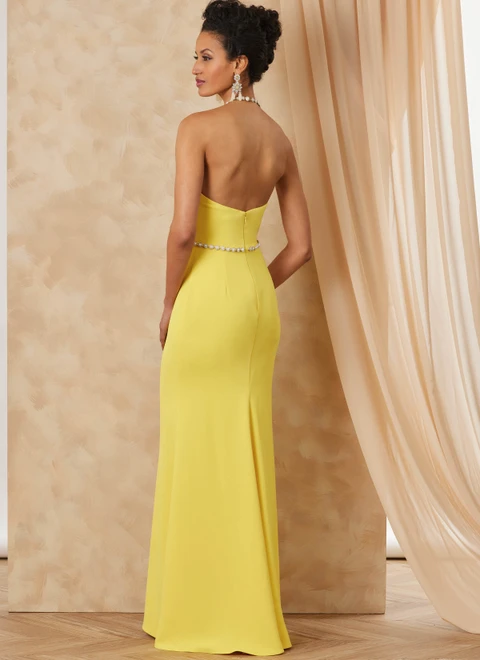 Vogue Patterns V2178 | Vogue Patterns Misses' Halter Gown by Badgley Mischka