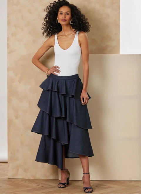 Vogue Patterns V2183 | Vogue Patterns Misses' Spiral Skirt