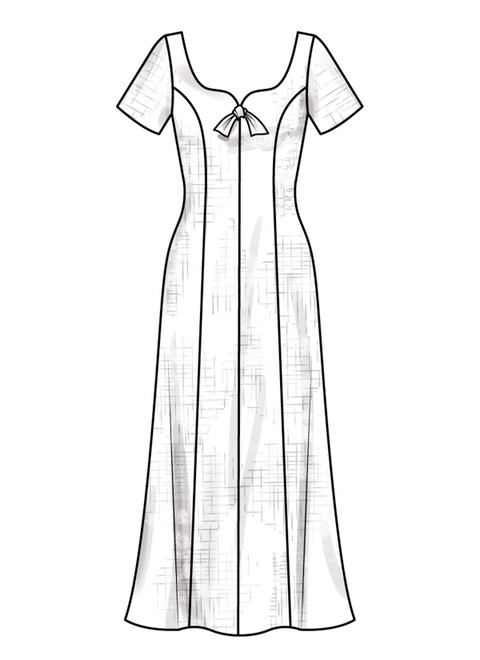 New Look N6822 | New Look Sewing Pattern Misses' Dress in Two Lengths with Sleeve Variations