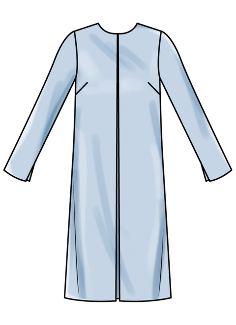 N6823 | New Look Sewing Pattern Misses' Coat and Dress | New Look