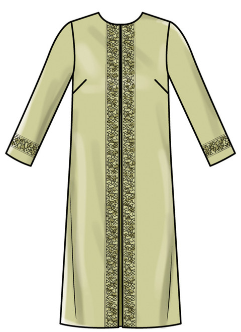 N6823 | New Look Sewing Pattern Misses' Coat and Dress | New Look