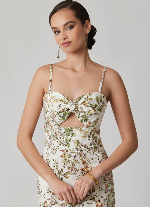 M8679 (PDF) | McCall's Sewing Pattern Misses' Tie Front Cutout