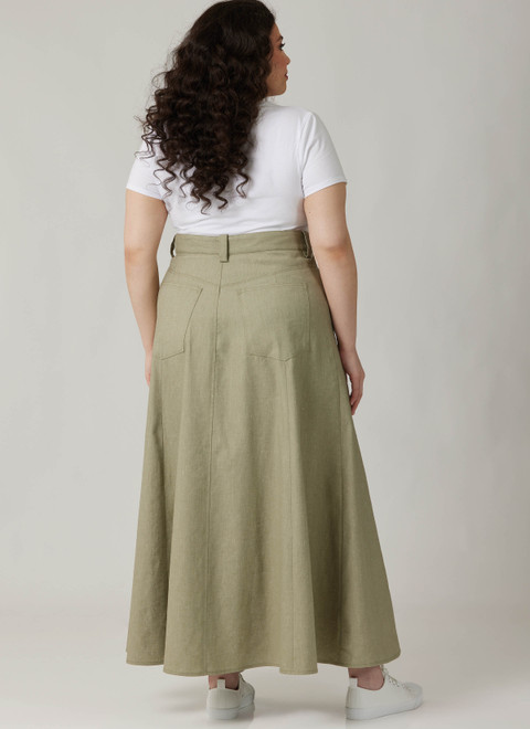 McCall's M8681 | McCall's Sewing Pattern Misses' and Women's Skirt in Two Lengths