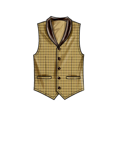 Simplicity S9457 | Men's Vests