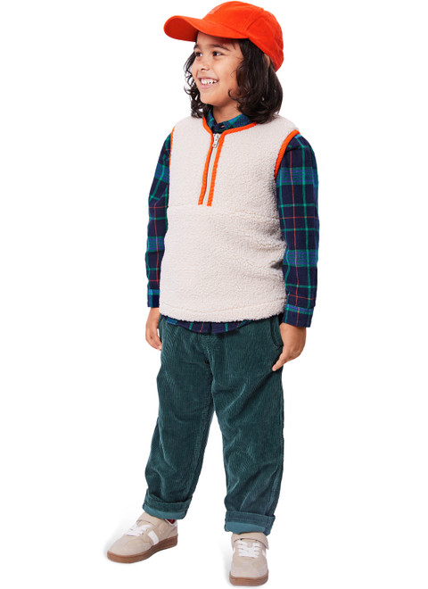 Burda Style BUR9183 | Burda Style Pattern 9183 Children's Sweater and Vest