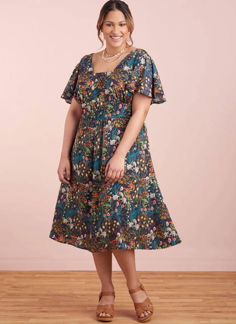 Simplicity S9325 | Misses' & Women's Dress with Length and Sleeve Variations