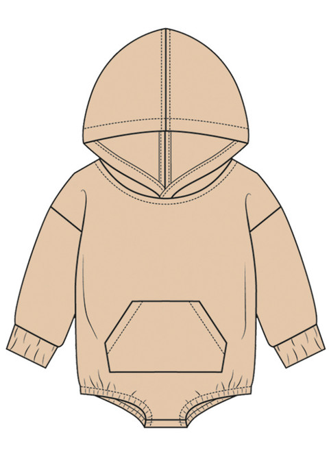 McCall's M8688 | McCall's Sewing Pattern Babies' Hooded Romper and Pants