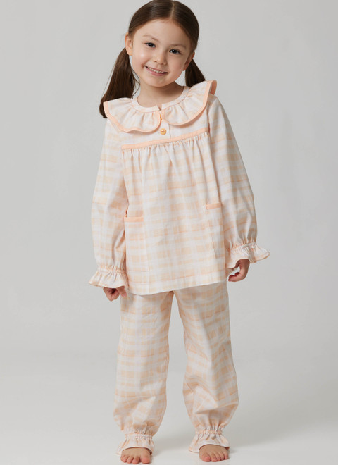 McCall's M8689 | McCall's Sewing Pattern Children's and Girls' Top, Nightgown and Pants
