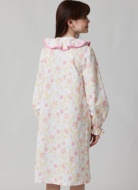 McCall's M8689 | McCall's Sewing Pattern Children's and Girls' Top, Nightgown and Pants