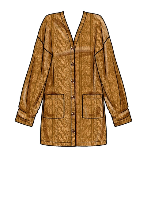 Simplicity S9373 | Misses' Knit Cardigans