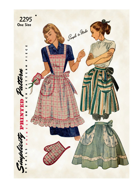 Simplicity S9496 | Misses' Vintage Apron