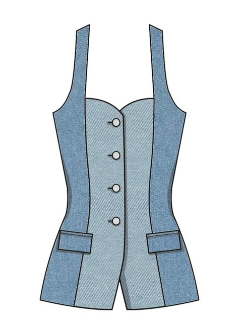 Simplicity S3273 | Simplicity Sewing Pattern Misses' Halter Sweetheart Top with Custom Cup Sizing