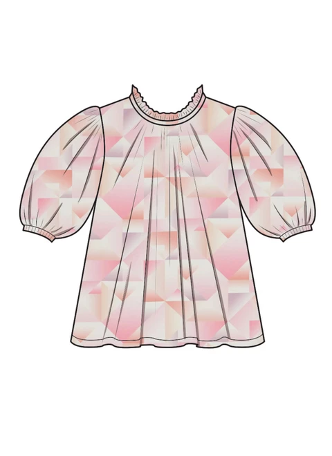 Simplicity S3271 | Simplicity Sewing Pattern Misses’ Ruffled Collar Blouse with Sleeve Variations