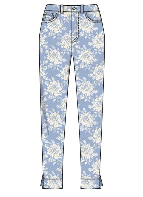 Simplicity S3276 | Simplicity Sewing Pattern Misses’ Jeans in Two Lengths