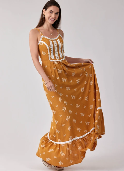 Simplicity S3285 | Simplicity Sewing Pattern Misses' Sundress in Two Lengths and Jacket Gunne Sax by Jessica McClintock