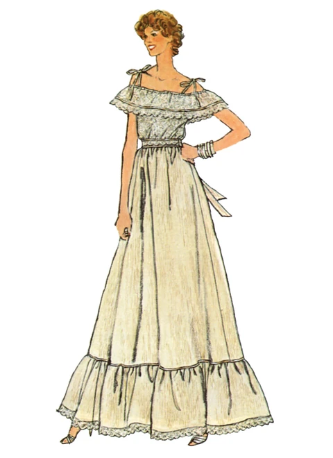 Simplicity S3286 | Simplicity Sewing Pattern Misses' Dress in Two Lengths Gunne Sax Jessica McClintock