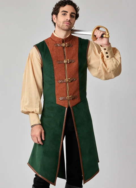 Simplicity S3299 | Simplicity Sewing Pattern Unisex Fantasy Vests