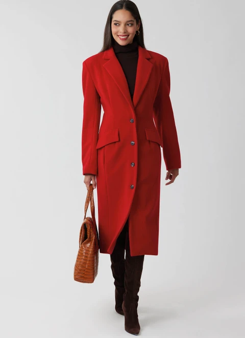 Simplicity S3305 | Simplicity Sewing Pattern Misses' Tailored Coat In Two Lengths