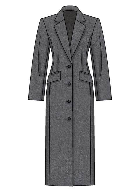 Simplicity S3305 | Simplicity Sewing Pattern Misses' Tailored Coat In Two Lengths
