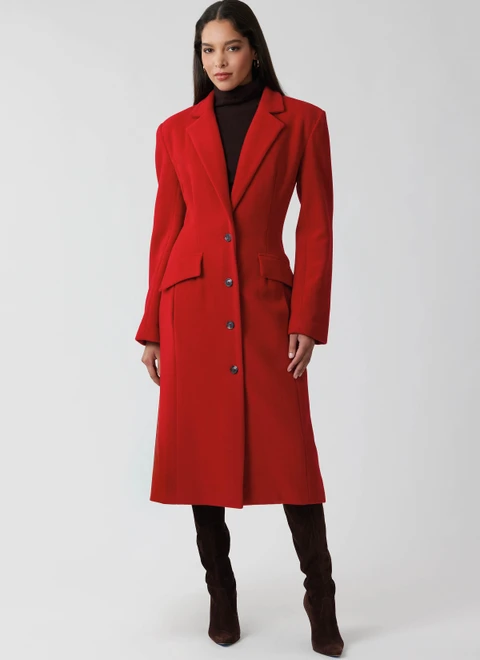 Simplicity S3305 | Simplicity Sewing Pattern Misses' Tailored Coat In Two Lengths