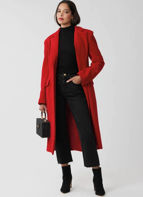 Simplicity S3305 | Simplicity Sewing Pattern Misses' Tailored Coat In Two Lengths