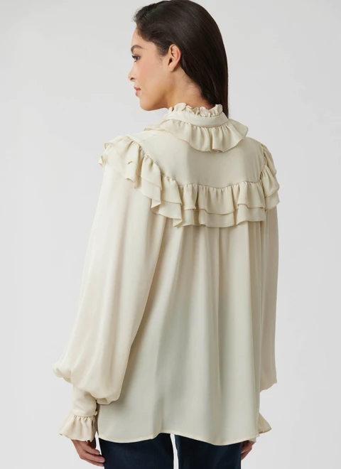 McCall's M8696 | McCall's Sewing Pattern Misses' Ruffled Blouses