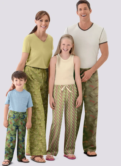 Simplicity S9129 | Unisex Sleepwear