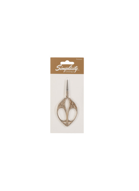 Simplicity Vintage Gold Scissors