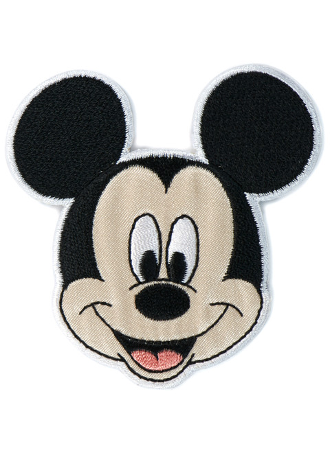 Simplicity Disney 2pc Mickey and Name in Script Iron-On Applique, Size: 2 x 1-1/4 and 7/8 x 3