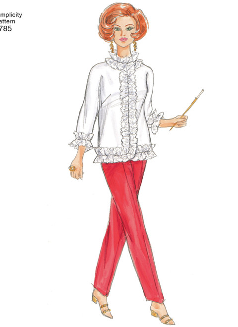 S5785 | Simplicity Sewing Pattern for 1960s Vintage 11-1/2