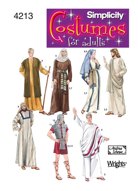 S4213 | Simplicity Sewing Pattern Adult Costumes | Simplicity
