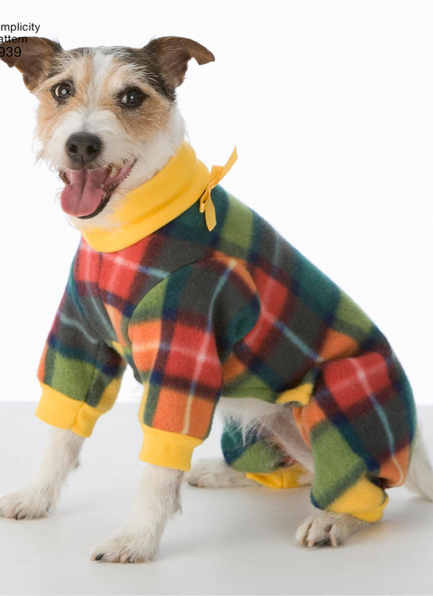 Simplicity Sewing Pattern 1239 – Dog Coats In 3 Sizes (S, M, L) – Uncut, New