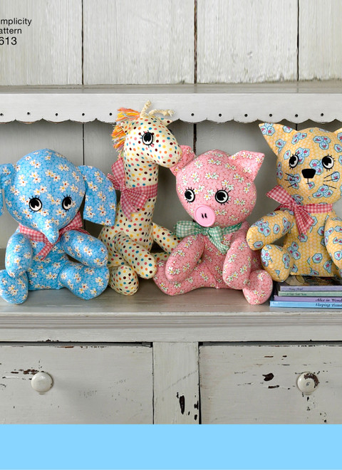 Simplicity S2613 | Crafts: Stuffed Animals