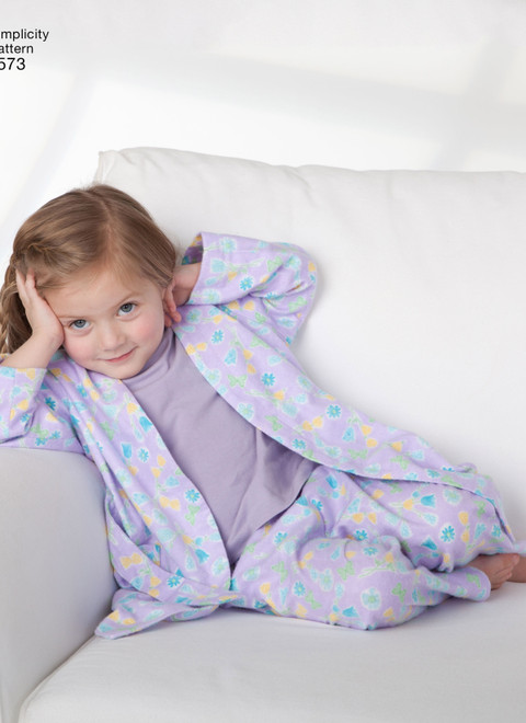 Simplicity S1573 | Toddlers' & Child's Loungewear
