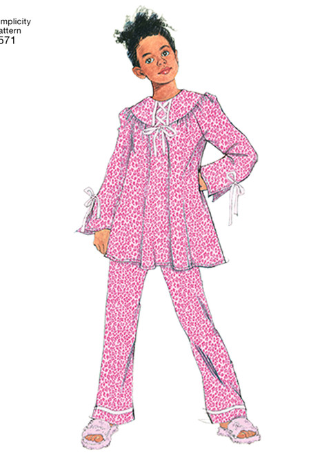 S1571 | Simplicity Sewing Pattern Child's & Girls' Loungewear