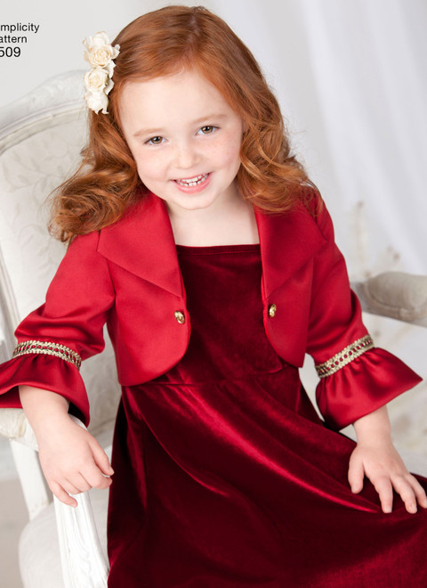 Simplicity S1509 | Child's Vest, Bolero and Bow Tie