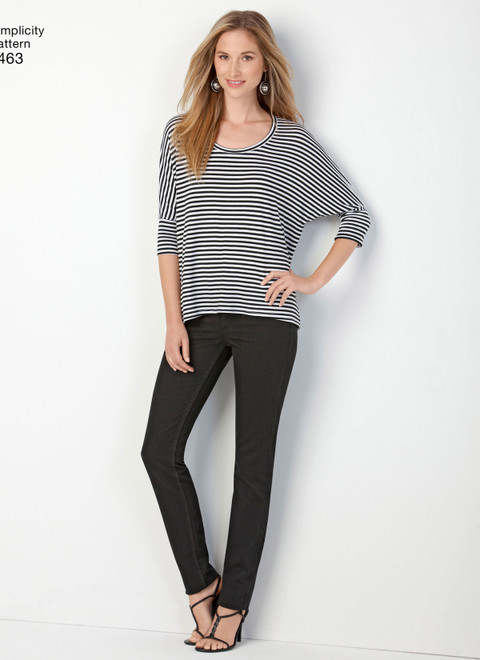 Simplicity S1463 | Misses' Knit Tops