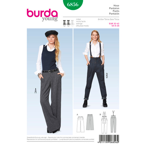 Burda Style Pleat Front Pants - I sew, therefore I am