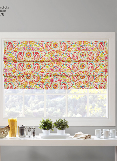 Simplicity 7075 Window Treatments in Various Lengths and Styles