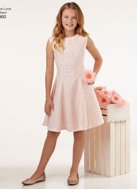 New Look N6360 | Girls' Sized for Tweens Dress