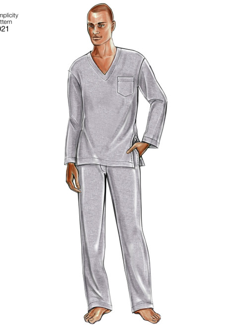 Simplicity S1021 | Men's Classic Loungewear & Robe