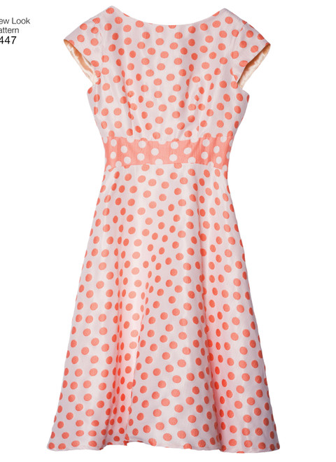 N6447 | New Look Sewing Pattern Misses' Dresses | New Look