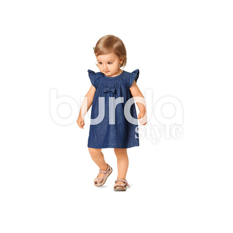 Burda Style BUR9358 | Baby Dress, Top and Panties