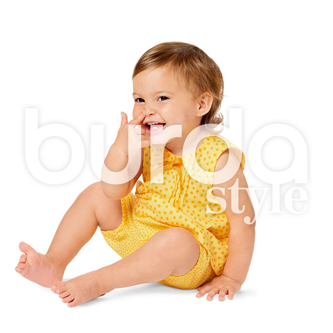 BUR9358 | Burda Style Sewing Pattern Baby Dress, Top and