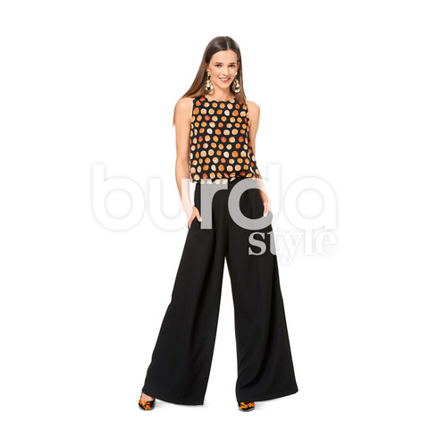 Burda Style BUR6544 | Misses' Pants