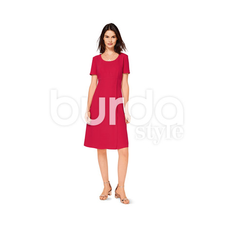 Burda Style BUR6496 | Misses' High Waist Dress
