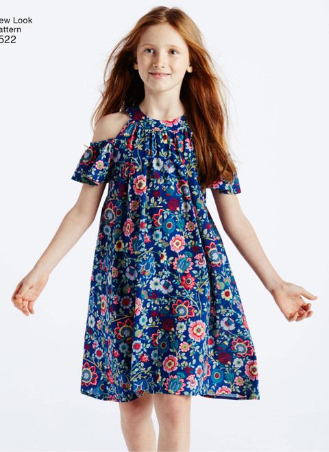 New Look N6522 | Child's & Girls' Dresses and Top