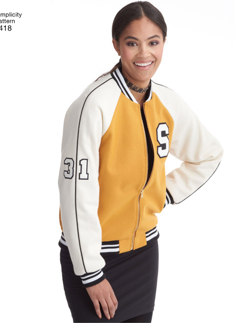 simply complicated CUTOFF BOMBER JACKET